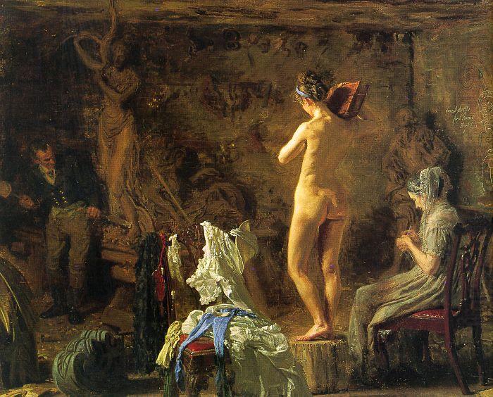 Thomas Eakins William Rush Carving his Allegorical Figure of the Schuylkill River china oil painting image